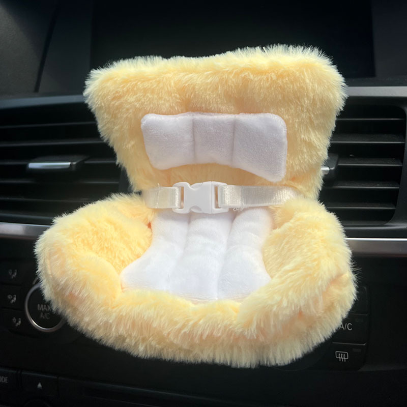 ラブブー人形、安全シート、かわいい人形、エアアウトレット、トレンディな装飾品、車内装飾に適しています。|undefined