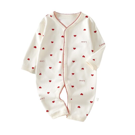 Newborn Baby Clothes All-in-Body Clothes Spring and Autumn Pure Cotton Boneless Hare Clothes Newborn Baby Spring Clothes Super Cute Baby Clothes