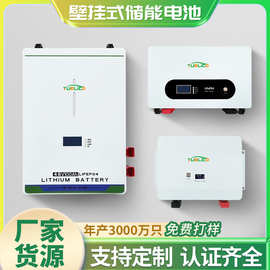 48V200AH壁挂式磷酸铁锂电池定制太阳能光伏储能电池发电系统电源