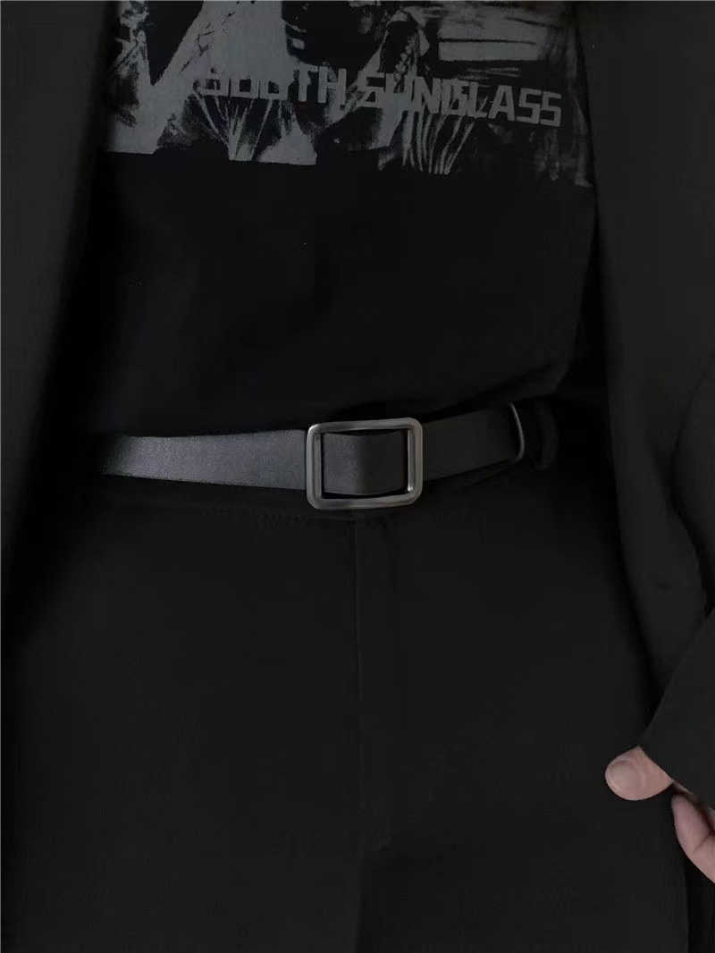 Alltäglicher Ledergürtel für Herren, nahtloser Gürtel, hochwertig, modisch, vielseitig und universell, dekorativer Retro-Anzug-Jeansgürtel für Frauen