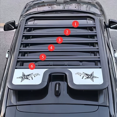 SUV roof platform car Roof rack - sports-modelroof-platform18-19m-long-free-noise-reducing-spoiler-no-need-to-drill-holes