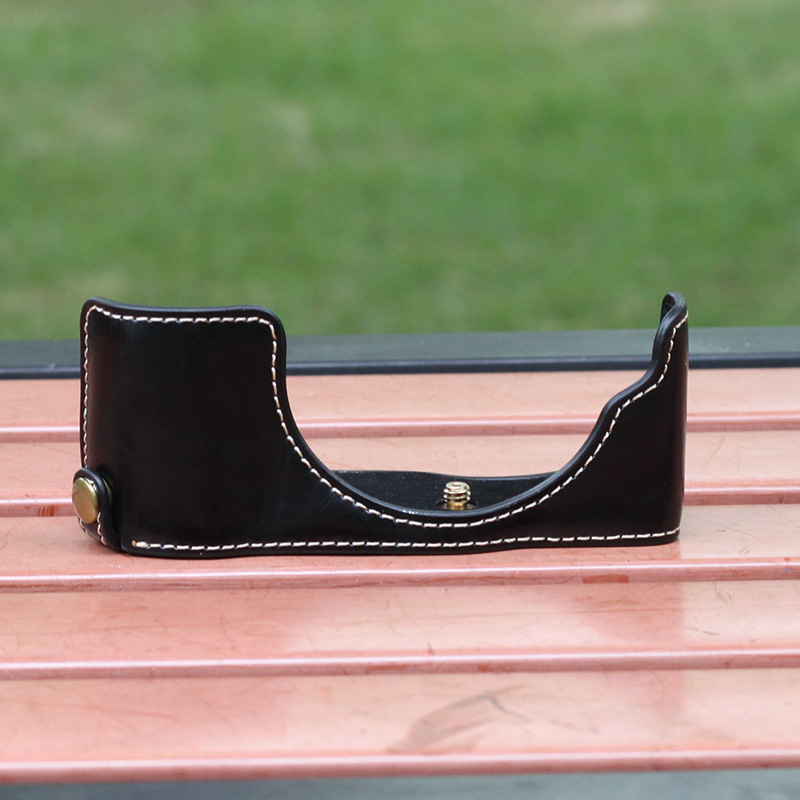 파나소닉 GX85 카메라 가방 LX10 마이크로 싱글 GH6 GH5S 보호 가죽 케이스 S5 베이스 LX100M2 하프 세트에 적합