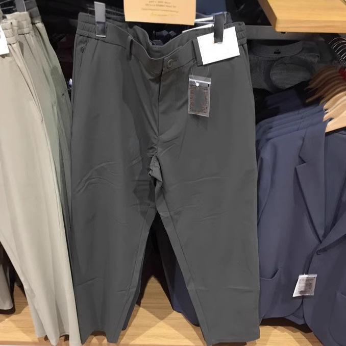 2025 Autumn Men's High Elasticity Long Pants Casual Pants Extended Regular Fit Straight Pants 475598 477837 2025 Autumn Men's High Elasticity Long Pants Casual Pants Extended Regular Fit Straight Pants 475598 477837