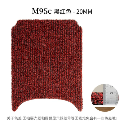 Electric vehicle foot mat electric car M80C/M85C/M95C wire - m95c-black-red-20mm-foot-pad-with-velcro
