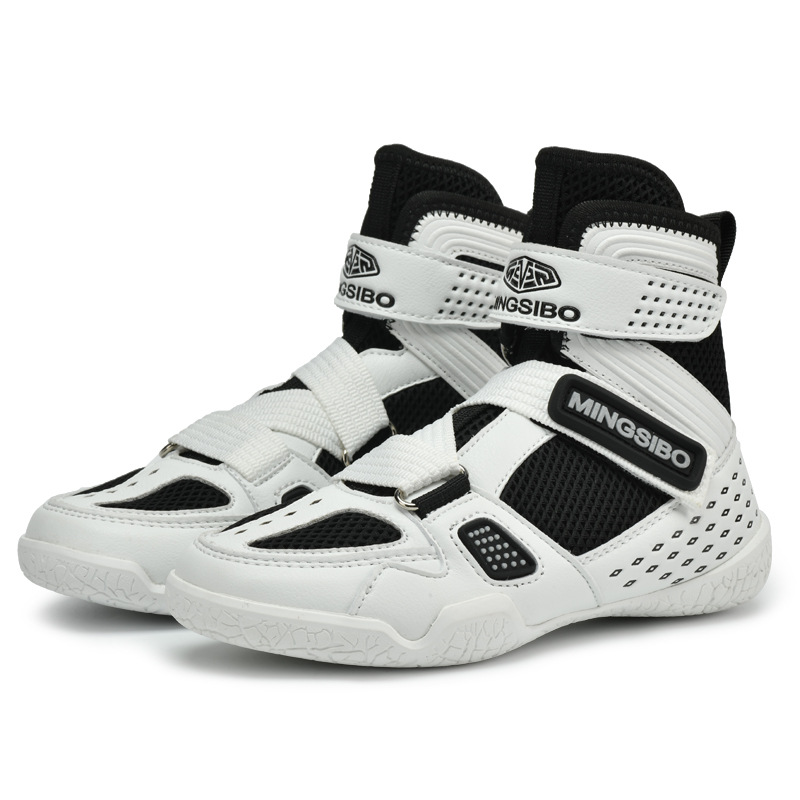Mingsibo Kidsren's Professional Men's and Women's Boxing Shoes Training Wrestling Sneakers Squat Breathable, Wear-Resistant, Non-Slip and Lightweight