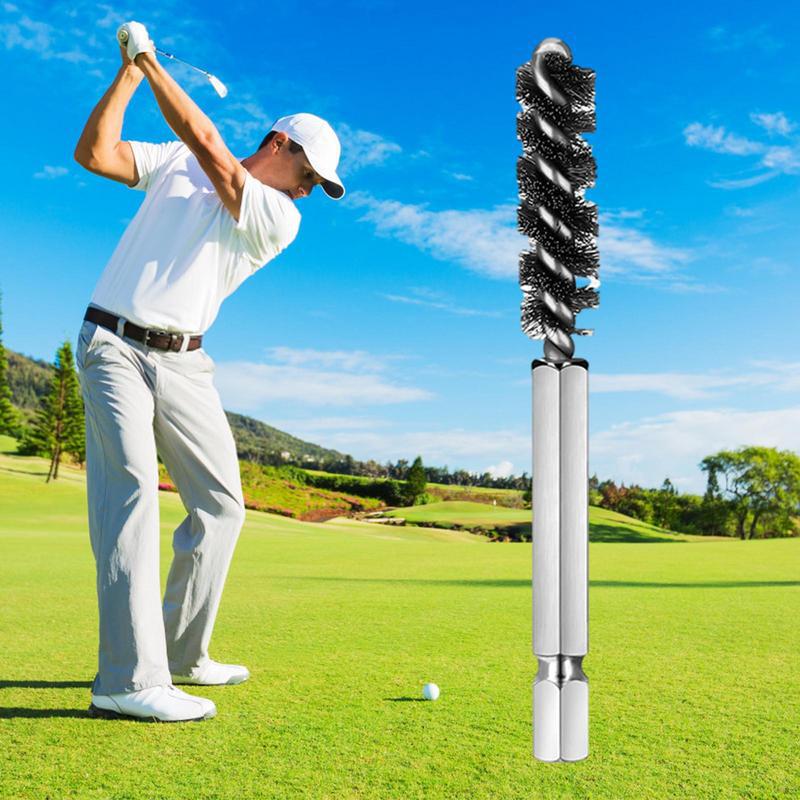 Neue Golfschlägerbürste Sechskantdrahtbürste Edelstahldrahtbürste Rostentfernungsbürste Golfzubehör_voghion.com