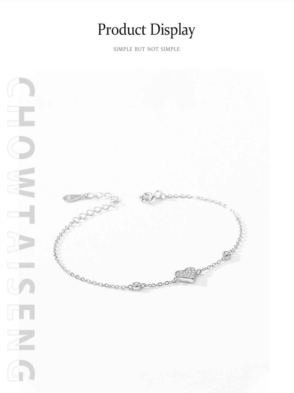 925 Sterling Silver Material 925 Sterling Silver Cable Chain Bracelets Sweet