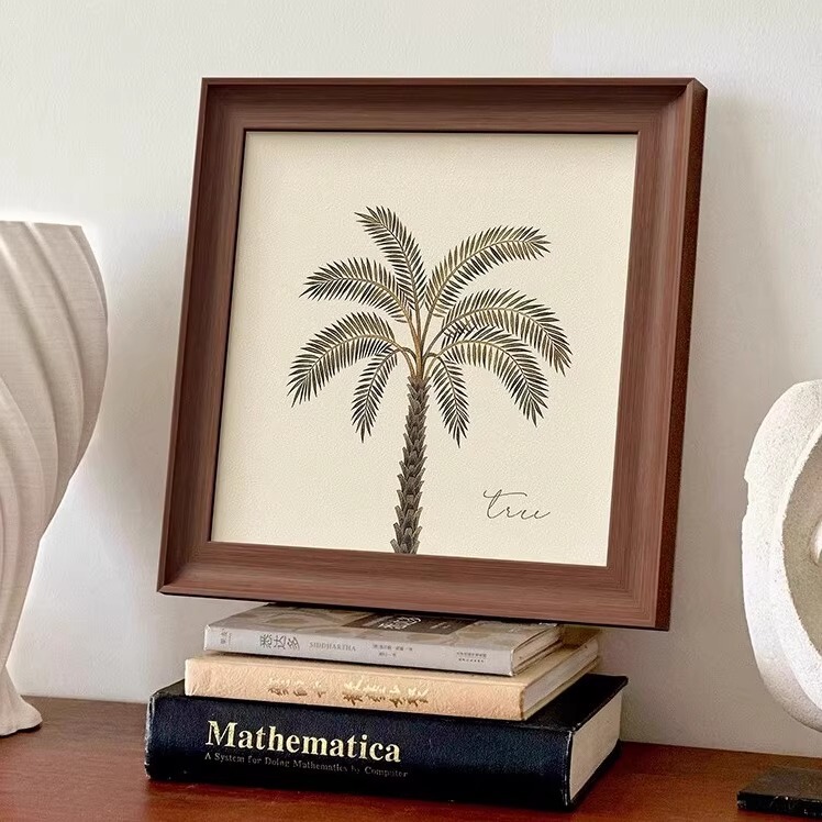 French Retro High-End Decorative Painting Living Room Bedroom Bedside Porch Cupboard Table Painting 2025 New Mid-Century Style French Retro High-End Decorative Painting Living Room Bedroom Bedside Porch Cupboard Table Painting 2025 New Mid-Century Style