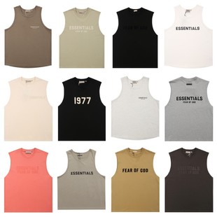 Essentials Hhh American Fashion Brand Fog High Street Vest Men's Couple Tops Summer Sports Sleeveless T-Shirt