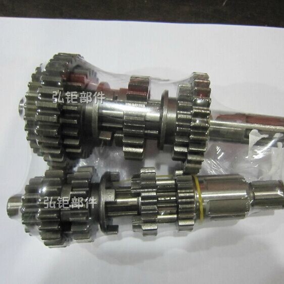 Motocicleta principal y auxiliar conjunto de dientes CG125 motocicleta principal y auxiliar conjunto de eje de engranajes de todo el vehículo