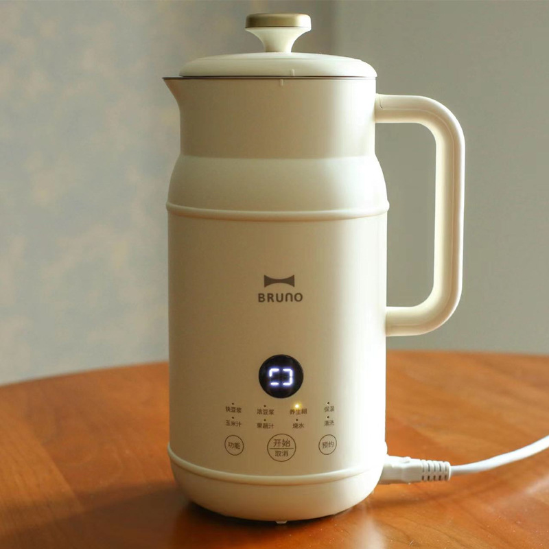 日本BRUNO小奶壶豆浆机破壁机家用加热全自动多功能料理小型新款