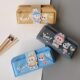 New Small Monster Large Capacity Pencil Case Multi-function Student Cartoon Velcro Stationery Case Boy Ragcloth Pencil Case