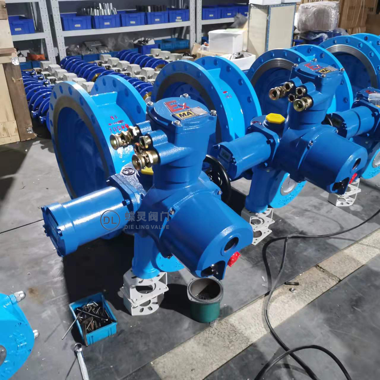 WSD943F-16C矿用瓦斯专用蝶阀 DN500煤矿抽瓦斯专用电动蝶阀