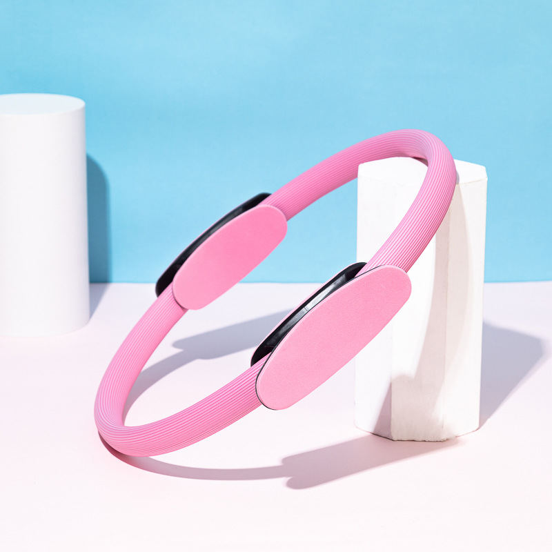 Mango de cresta Pilates anillo de yoga fitness equipo deportivo de cuerpo plástico de la persona perezosa anillo mágico de yoga anillo de resistencia