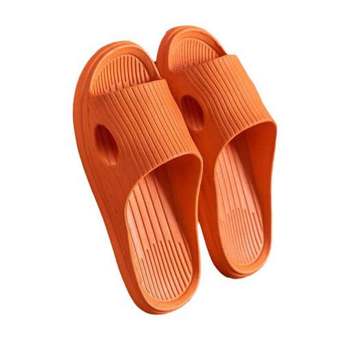 Slip-on Women's Summer Indoor Home Shoes for Couples, Men's Outdoor Wear High-Grade Pressure Sensitive Anti-Slip Cool Slippers