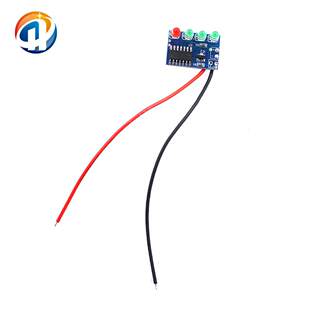 3S lithium battery test electrical battery battery power detection 4 -level power indicator light board 12V lead acid electricity display