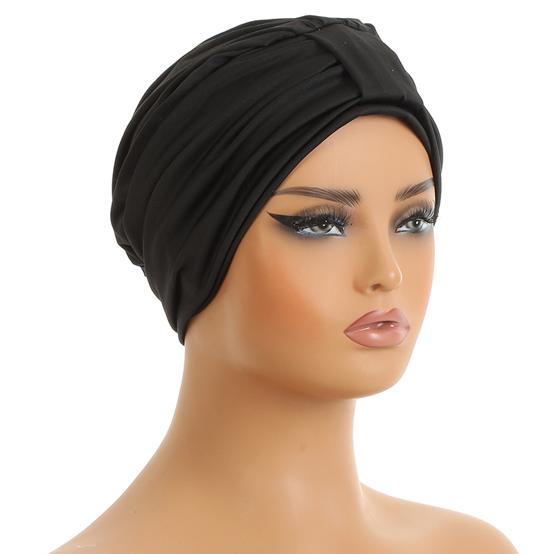 Comfortable Breathable Hijab Turban Hat For Women Chemo Cap_voghion.com