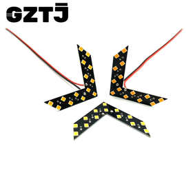 汽车led转向指示灯后视镜箭头灯283514SMD摩托车尾灯防追尾