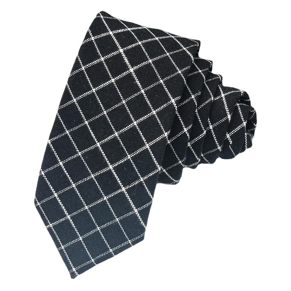 Fábrica nueva corbata de los Hombres estilo coreano 6cm estrecho negro gris moda casual todo partido retro JK tie hombres moda