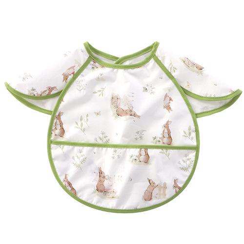 Baby bibs, autumn and winter waterproof children's coveralls, anti-fouling and anti-slobber towels, newborn anti-vomiting aprons, eating pockets
