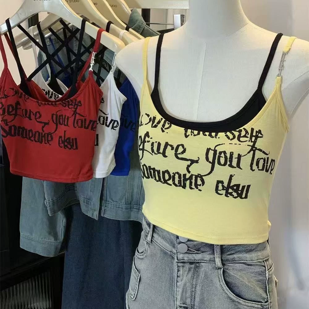 Печатный модный цвет простой поддельный два небольших подтяжки металлический орнамент