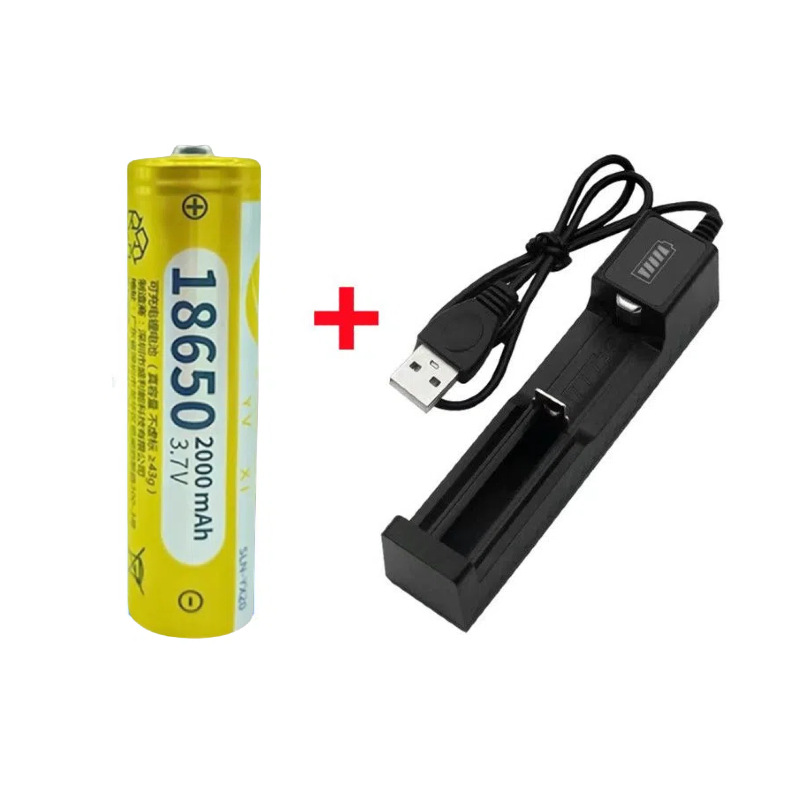 Pointed 18650 charging set 1 section