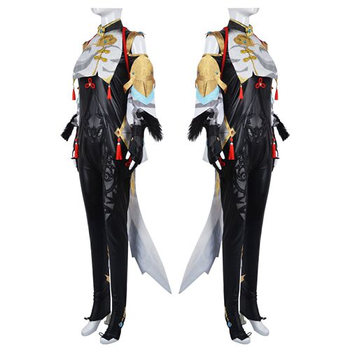 Original God Shen He cos suit Guchen Qinghuai Shen He jumpsuit tight cosplay anime game costume full set for women