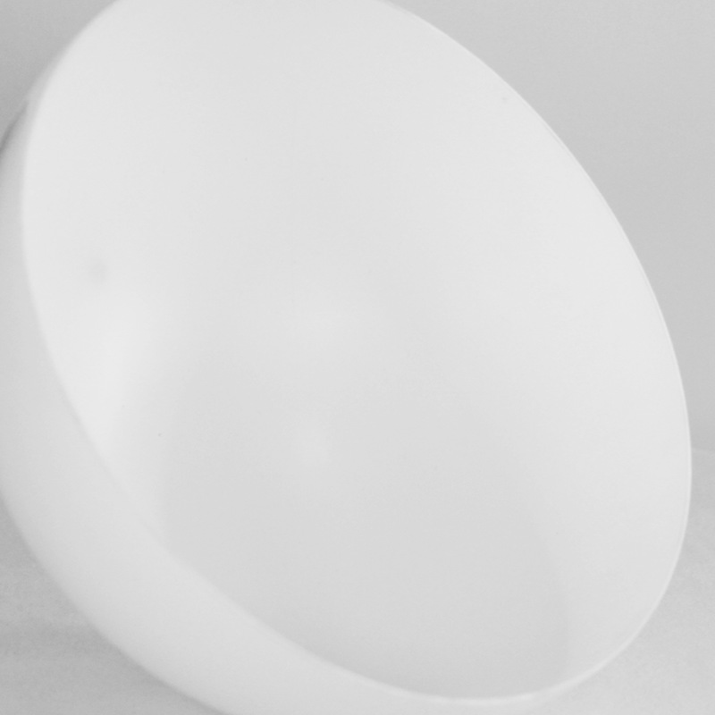 Hemisferio acrílico pantalla blanco lechoso espesado a prueba de polvo lámpara de mesa cubierta de la lámpara de techo de color sombra de la lámpara