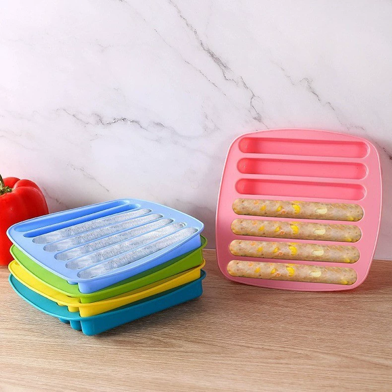 Домашняя DIY форма для колбасы, силиконовая форма для колбасы, колбаса, ветчина, хот-дог, формовка пальцев и печенье, форма для изготовления мороженого и выпечки