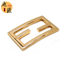 服饰箱包五金长方形装饰扣法棍包日字双F前幅扣FF扣DIY包包配件