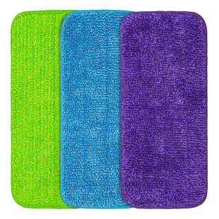 Spray Mop Head Compatible 10-12inch Adhesive Mop Reusable Replacement Mop Refill Pack