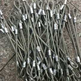 M4新款不锈钢包塑钢丝绳音箱绳吊绳俩边头子做好图片是40厘米随定