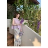 Purple wild berry skirt
