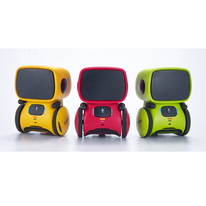 Cross-border AT intelligent induction robot children's touch puzzle electric universal multifunctional early education story machine toy