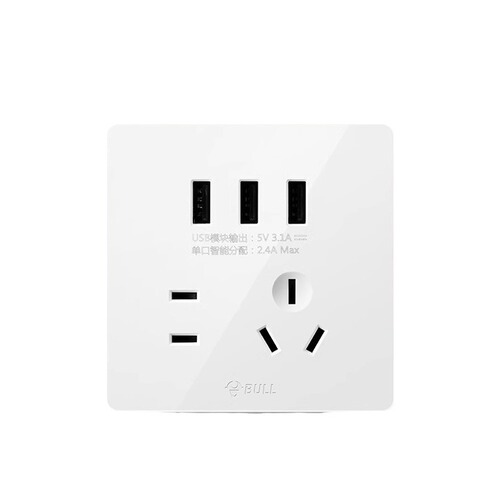 [Official flagship store] Bull switch socket G12 concealed wall type 86 switch panel home decoration socket