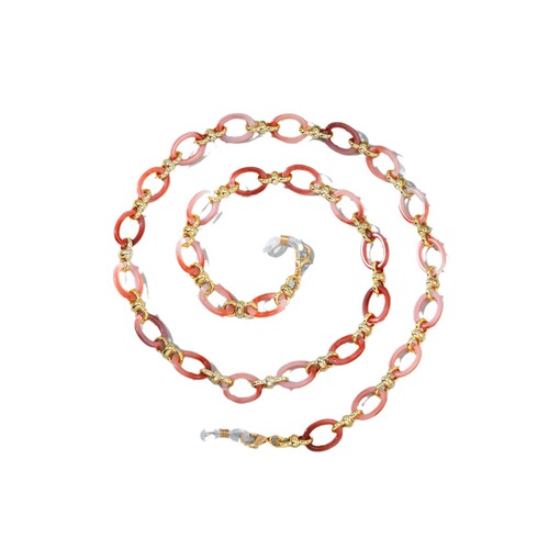 Ins Bohemian style multi-color acrylic eyeglass chain necklace eyeglass cord wholesaler