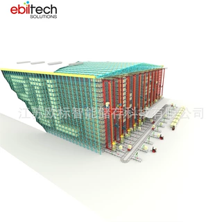 堆垛机库架一体 ASRS 立体仓库 全自动无人智能仓储系统