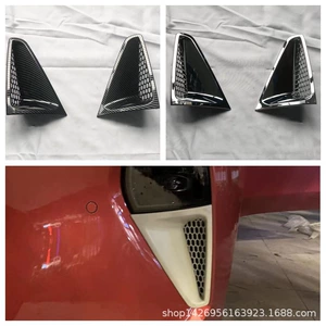 Suitable for Nio/22 Nio Et5 Front Fog Light Eyebrow Car Modification Front Air Outlet Light Frame Abs Decorative Trim Y