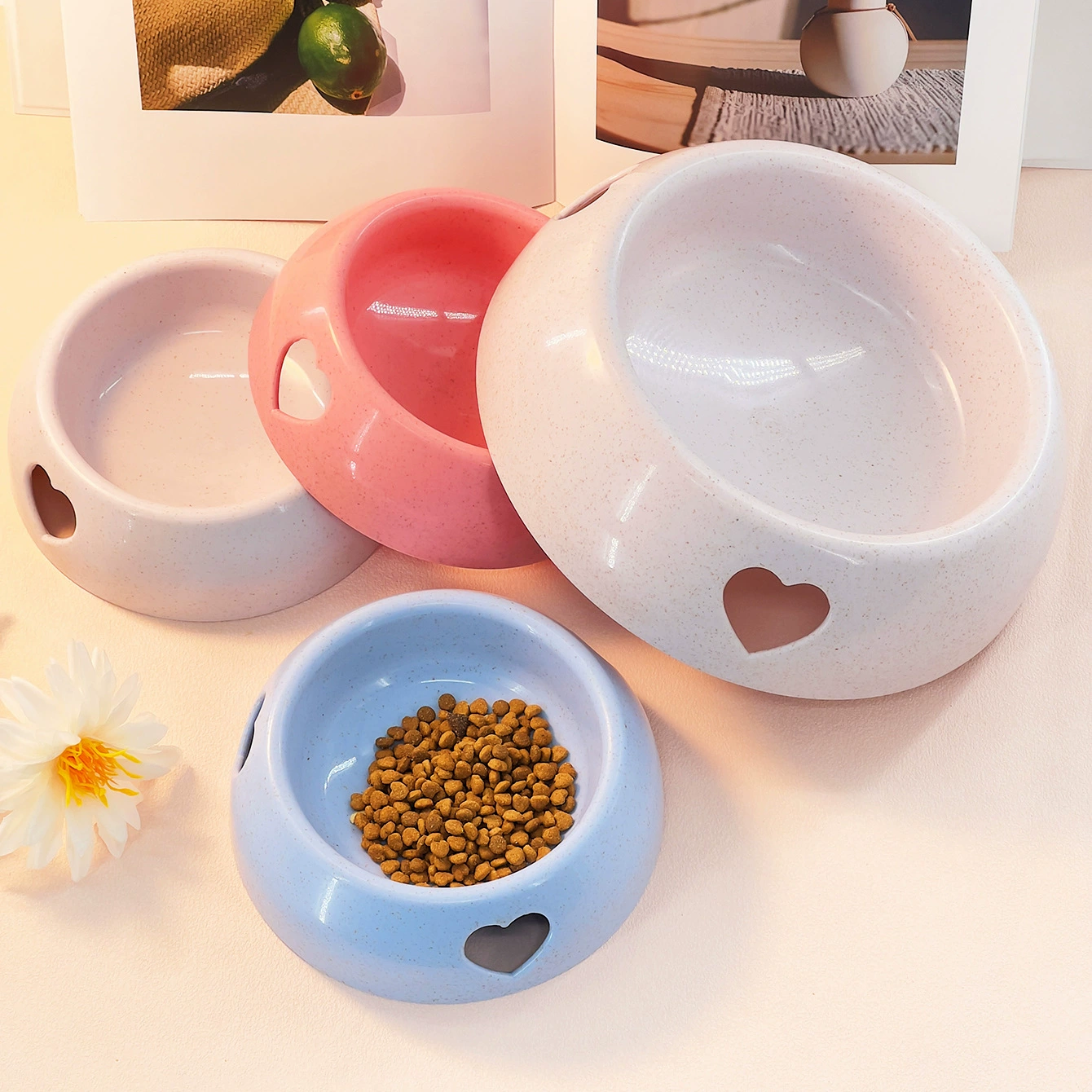 Трансграничная любовь Щенок Чаша кошка миска для еды Антидетонационная миска для домашних животных собака кошка Питьевая миска для риса оптом