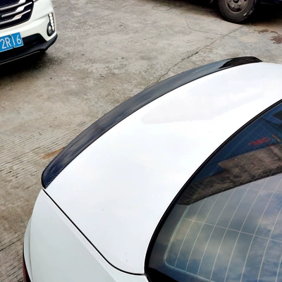 Fixed wind wing rear spoiler is a paint-applied ABS rear