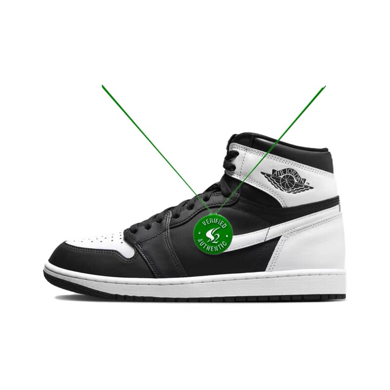 純粋なオリジナル AJ1OG ホワイトブラックハイトップリバーサブルパンダバスケットボールシューズスポーツカジュアル男性と女性のスポーツシューズ DZ5485-010|undefined