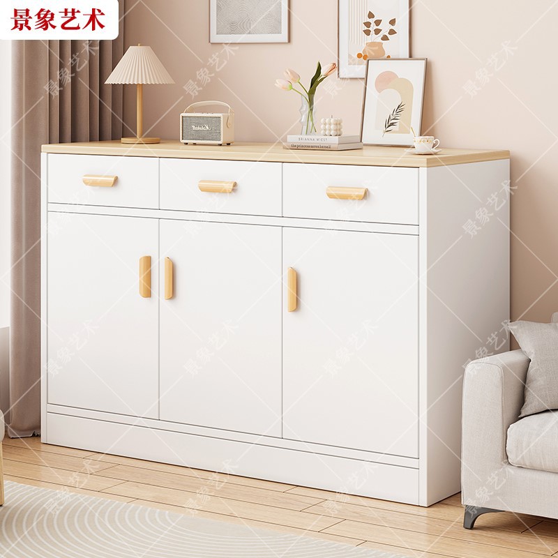 Gabinete lateral, casa de alquiler, gran capacidad, cajón contra la pared, armario de pie, armario de almacenamiento de piso, armario de almacenamiento de dormitorio, armario de almacenamiento al final de la cama