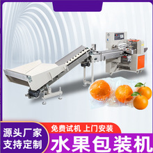 水果包装机罗汉果橙子柠檬百香果保鲜膜套袋机沃柑牛油果打包机械