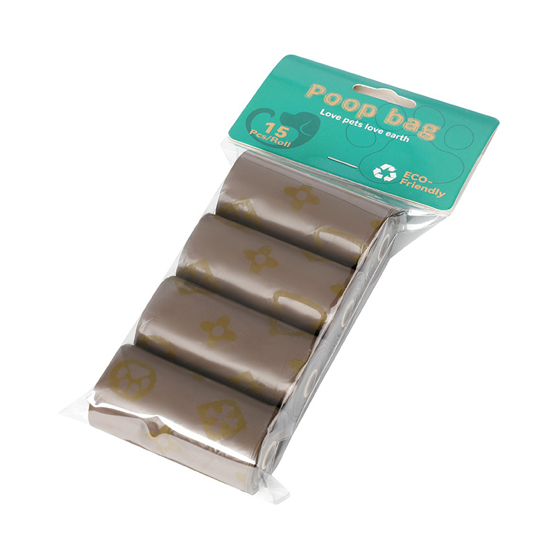 Bolsa de arena para gatos con sabor a café, bolsa de basura para perros desechable, bolsa para recoger heces, bolsa para recoger heces, bolsa de basura para mascotas