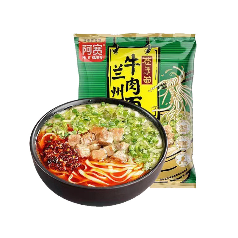 阿寛紅油麺皮1袋白家酸辣粉重慶小面甘口マッシュポテトインスタントラーメン麻辣米皮