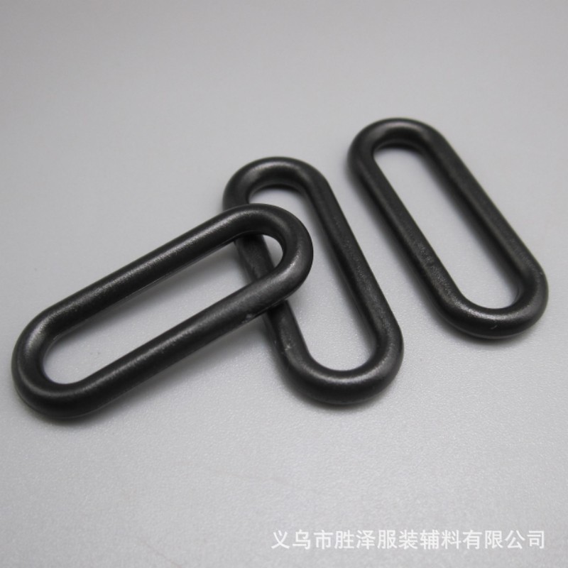 供应塑胶蛋形方扣 2.5CM椭圆方扣 两档扣箱包腰型内径口字扣