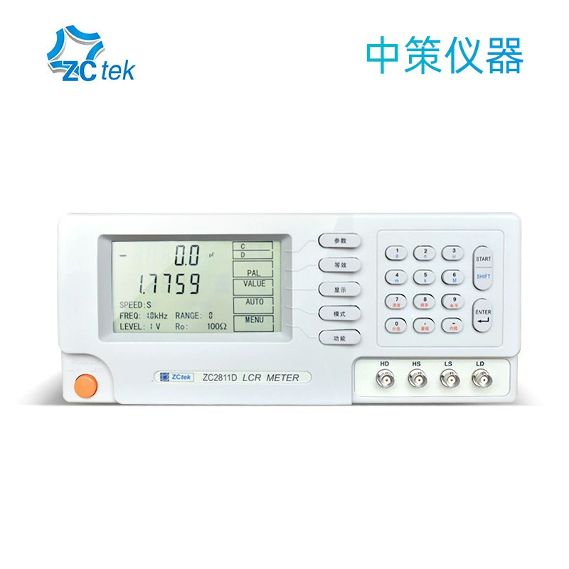ZCtek Zhongce высокоточный цифровой мостовой измеритель LCR с частотой 100 ~ 10 кГц ZC2811C ZC2810D