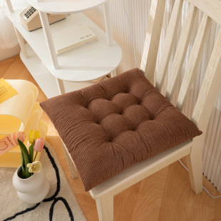 Student Stool Cushion Office Chair Cushion Corn Grain Winter Warm Plush Dining Table Mat Thickened Tatami Seat Cushion