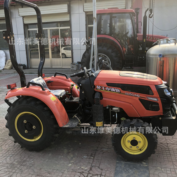 厂家现货萨丁504大棚王拖拉机 农用四驱果园耕地机 小车身拖拉机