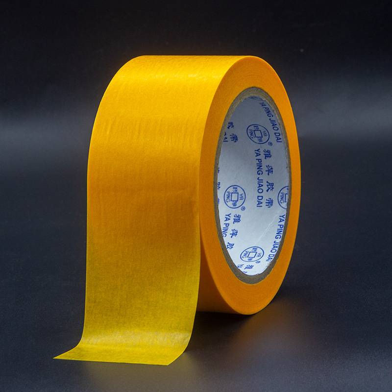 Yaping alta cinta de papel adhesivo en stock pintura en aerosol al por mayor que cubre la pared exterior decoración separación de colores coche cinta de papel de enmascaramiento sin costuras